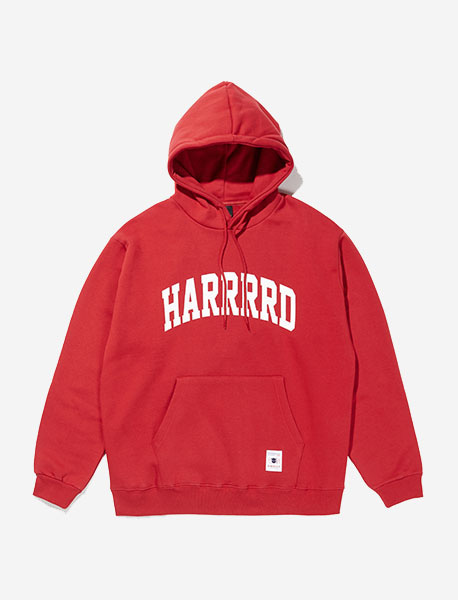 HARRRRD HOODIE - RED brownbreath