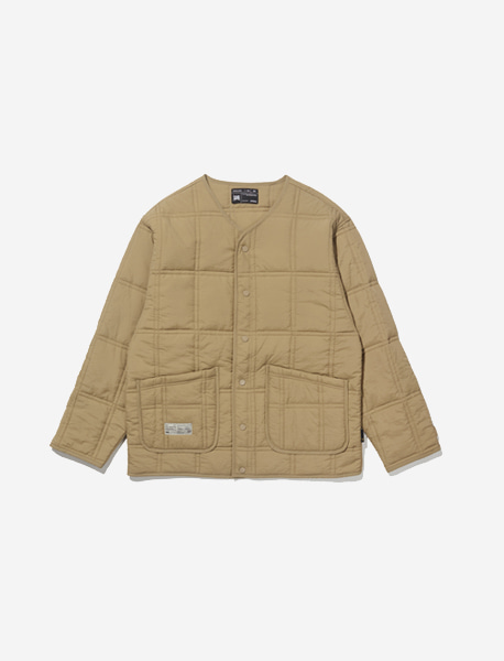 TRY QUILTED SHIRTS - BEIGE brownbreath